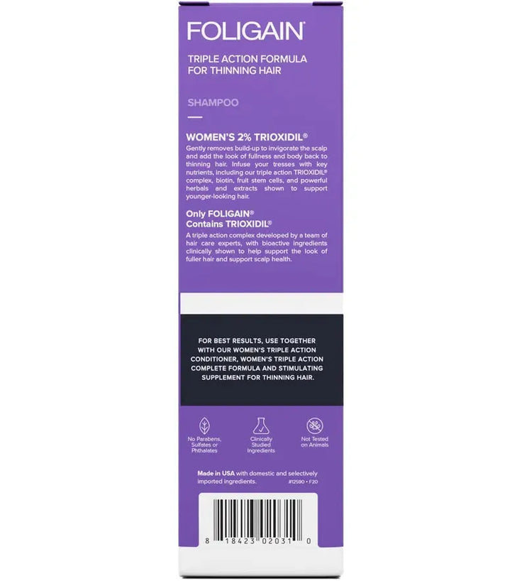 Foligain Shampoo gegen Haarausfall für Frauen (236 ml) - Hairgivers
