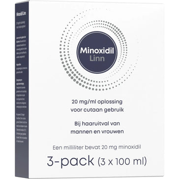 Linn Pharma Minoxidil 2% Haarserum 3-Pack (3x100 ml)